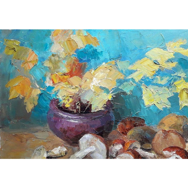 Oil Painting Mushroom Time Serdyuk Boris Petrovich For Sale - Image 4 of 8