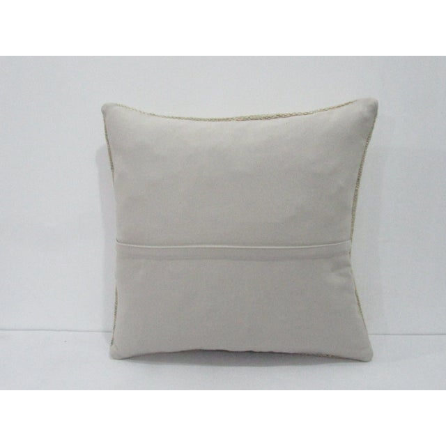Traditional Faded Decorative Pillow Cover For Sale - Image 3 of 4