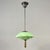 This Art Deco pendant was designed and manufactured in Germany in the 1930s. The light features a domed marbled glass...