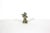 American Vintage Brass Hummel Style Figurine Boy Carrying a Sack Vagabond For Sale - Image 3 of 10