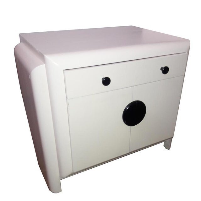 Vintage Harold Schwartz Romweber White Dresser For Sale - Image 9 of 10