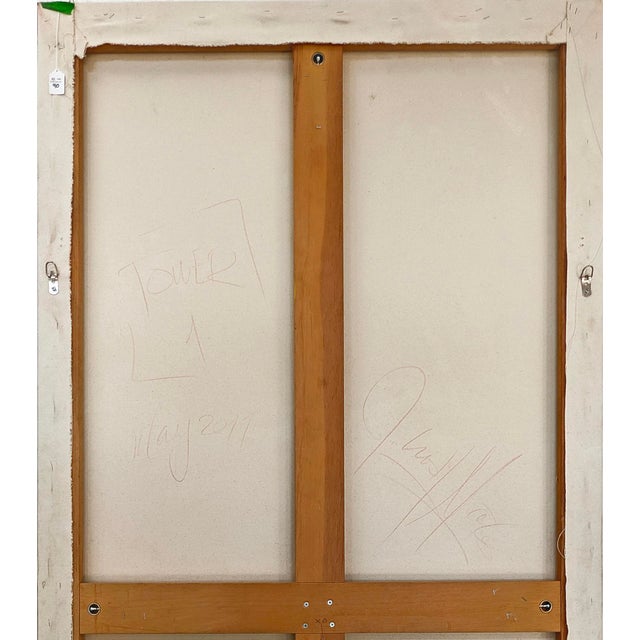 Original acrylic and spray paint on canvas. Hand signed, titled and dated on verso by John 'Crash' Matos. Painting is...