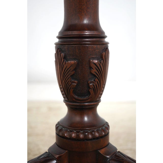 Henkel Harris Mahogany Tilt Top Table For Sale - Image 11 of 16