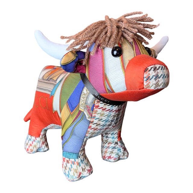 Vintage finds exclusively ours. Our vintage Gucci scarf animal menagerie is sustainably sourced, locally made with a...