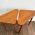 Pair of Vintage Modern Folding Triangular Side Tables Artisan Made MCM For Sale - Image 12 of 12