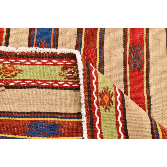 Vintage Turkish Kilim Rug For Sale - Image 9 of 14