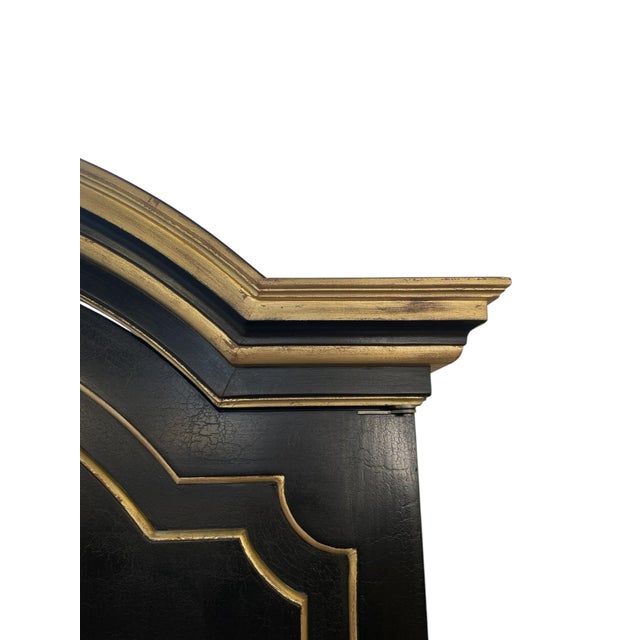 Wood Dennis & Leen Fontenay 22k Gold Leaf Cabinet, Attributed For Sale - Image 7 of 10