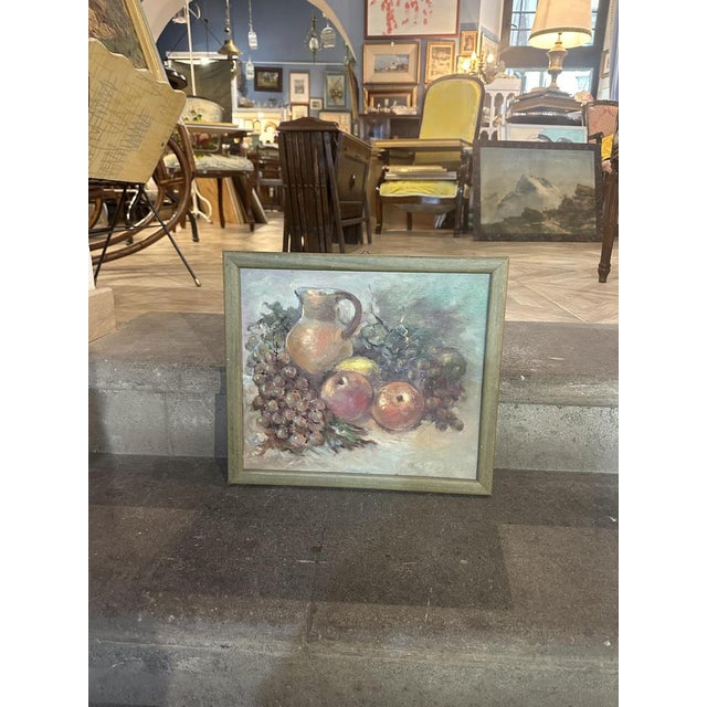 Still Life, 20th Century, Oil on Canvas For Sale - Image 3 of 6