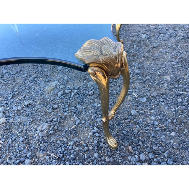 Vintage Mid Century Modern Hollywood Regency Attributed to Maison Charles Coffee Table For Sale - Image 11 of 12