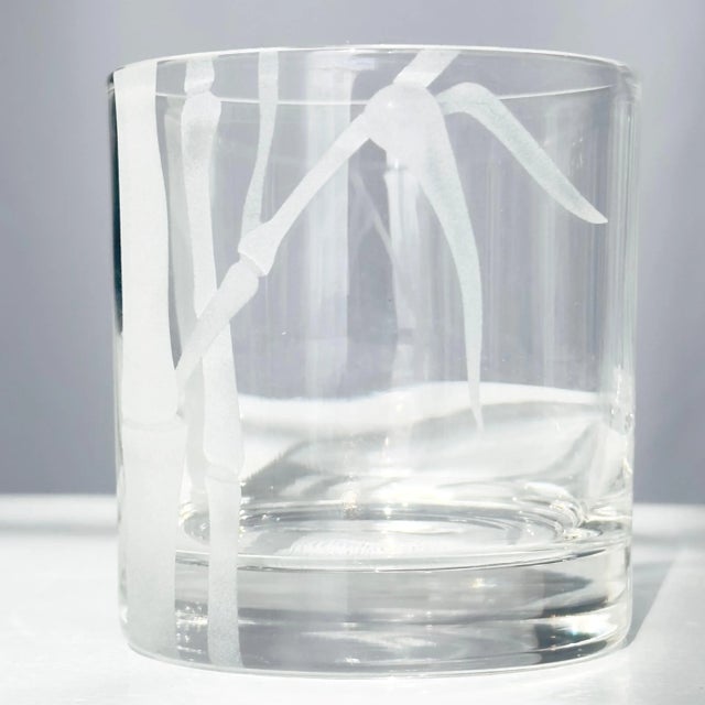 Elevate your barware with this striking set of ten vintage Dorothy Thorpe lowball glasses, each featuring her iconic...