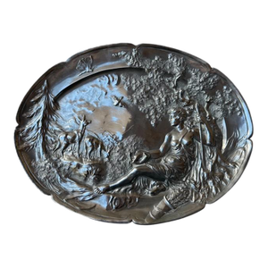 Early 1900s Kaiser KayserZinn Platter Diana Goddes of the Hunt