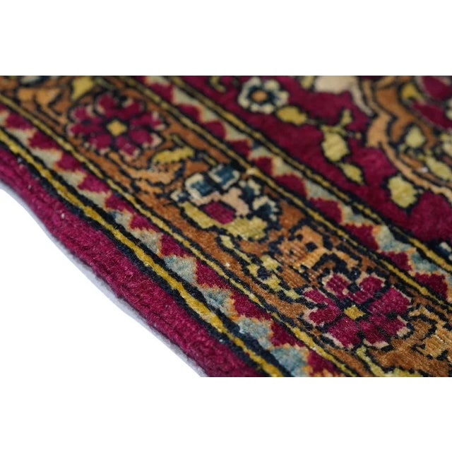Antique Tehran Rug 4'8'' x 7'4'' For Sale - Image 4 of 9