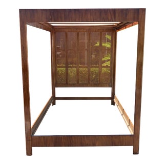 Queen Size Canopy Bed by Drexel Heritage For Sale