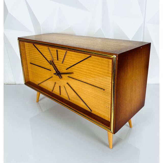 Table Clock from Weimar, 1950s For Sale - Image 4 of 8