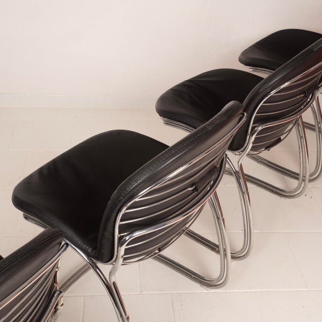 Sabrina Chairs by Gastone Rinaldi for Rima Padova, 1970s, Set of 4 For Sale - Image 17 of 18