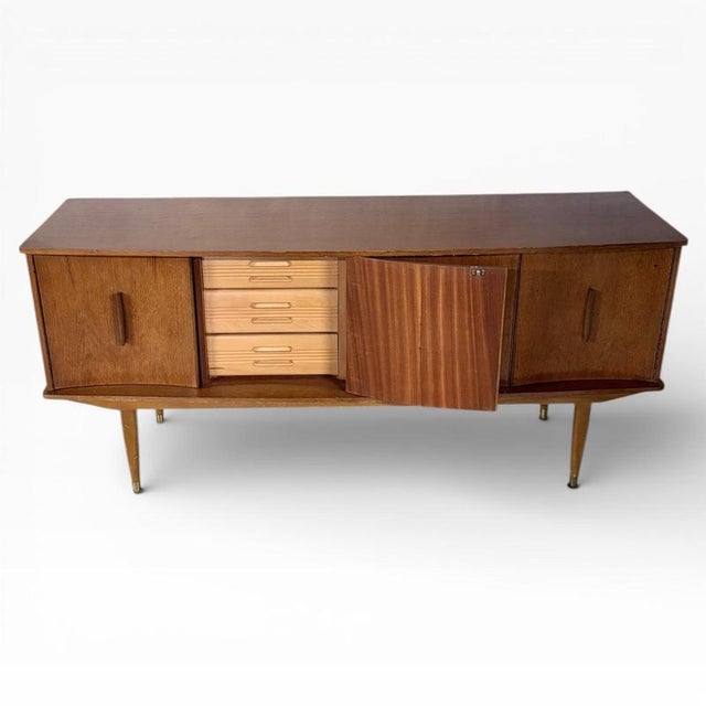 Mid-Century Teak Compact Sideboard from Argosy, 1960s For Sale - Image 4 of 9
