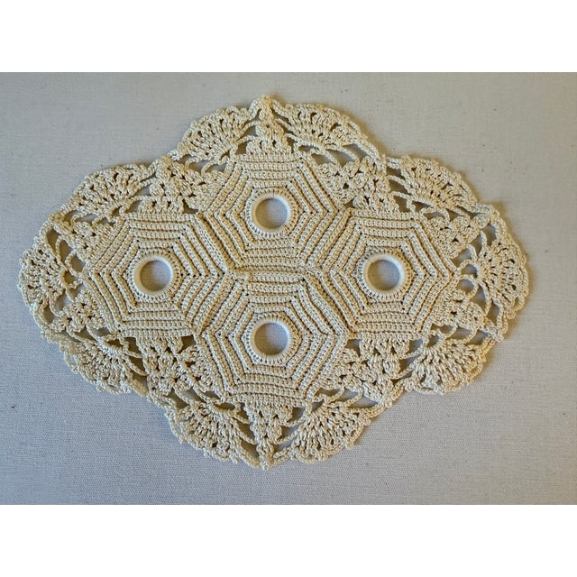Traditional Vintage Doilies, Set of 4 For Sale - Image 3 of 14