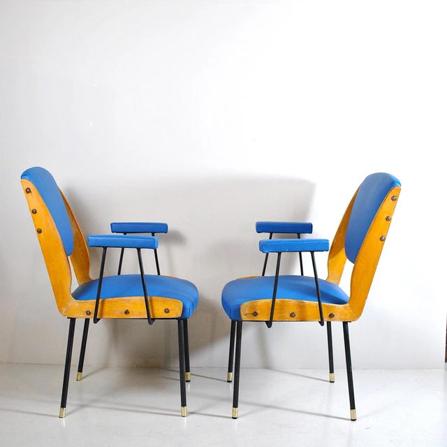 Set of Italian Carlo De Carli Style Lounge Chairs, 1950s For Sale - Image 10 of 10