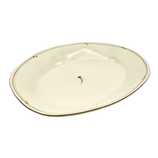Ceramic Vietri Fiori Di Bosco Hand-Painted Italian Oval Serving Platter 19.25" For Sale - Image 7 of 13