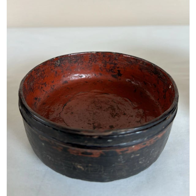 H'Sien Feng Period of Ch'ing Dynasty Lacquered Container Set Circa 1860 For Sale - Image 9 of 12