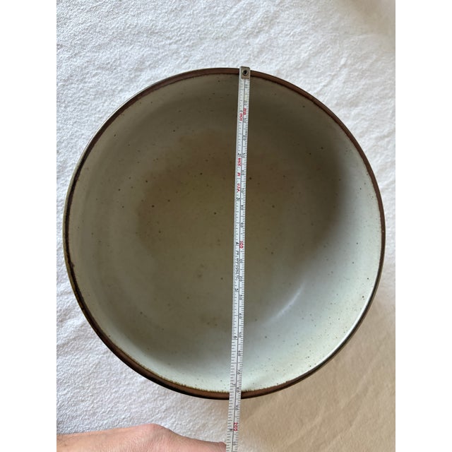 Mid-Century Modern 1970s Otagiri Horizon Stoneware Serving Bowl For Sale - Image 3 of 4
