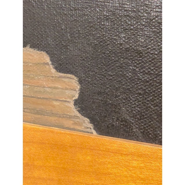 Mid 20th Century Larry Zingale Original Acrylic Painting of New York Mobster Abraham Friedman Wanted Poster For Sale - Image 10 of 12