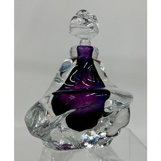 Vintage Leon Applebaum Art Glass Parfumé Bottle For Sale - Image 13 of 13