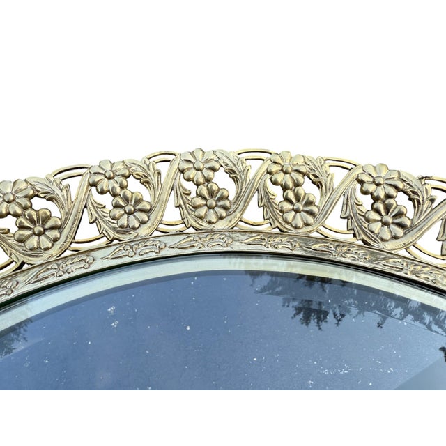 Metal Marge Carson Attributed Living Room Grand Traditions Chairside Table Grt30-2 For Sale - Image 7 of 8