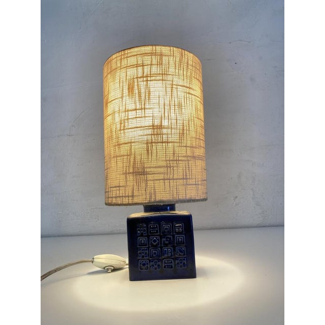 One table lamp from the 1960s, single bulb, E27 socket. Designed by Hans Siery for Carstens Tönnieshof, model Manila....