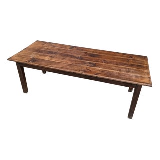 Antique Farmhouse Table, 1910s For Sale