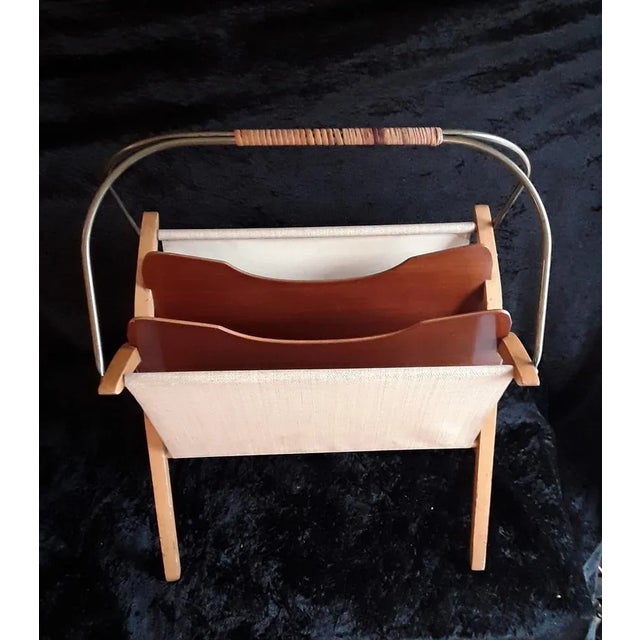 Mid-Century Newspaper Stands in Beech, 1960s, in Good conditions. Designed 1960 to 1969