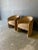 Wood Vintage Postmodern Barrel-Back Chairs- Set of 2 For Sale - Image 7 of 9