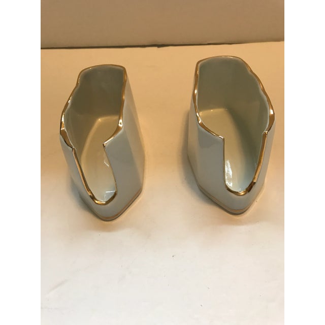 These are beautifully designed caddies that could be used for spoons or forks. A lovely addition to your buffet dinner or...