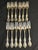 Metal Debussy by Towle 1959 Sterling Silver Flatware 12-Place Set, 88 Pieces For Sale - Image 7 of 18