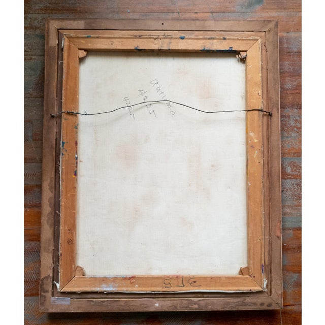 Mid-Century Modern Abstract Expressionist Bright Neon Pastel Landscape Painting For Sale - Image 9 of 11