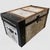 Restored antique doll trunk C 1890. Embossed tin exterior facings, new leather handles and original lining. This little...