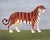 Matt Rix, Bengal Tiger Facing Right, 2000s, Discarded Household Paint on Board For Sale - Image 3 of 12