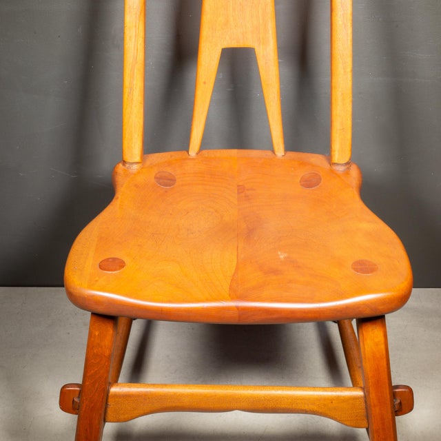 Antique Sikes "Colonist Craft" Solid Hardwood Dining Set c.1930 For Sale - Image 16 of 18