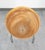 Mid Century Modern Planter Kimball Bullet Round Atomic Plant Stand Tan Fiberglass For Sale - Image 9 of 12