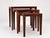 Nesting Tables in Rosewood by Severin Hansen for Haslev Møbelsnedkeri, Denmark, 1960s, Set of 3 For Sale - Image 6 of 14