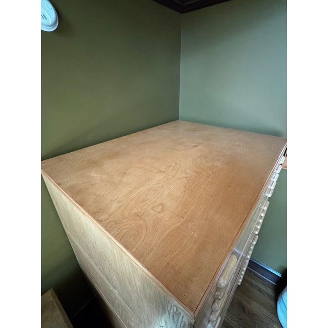 Brown 1980s Flat File Map Cabinet For Sale - Image 8 of 10