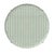 Tobias 24 in. Seat Height Round Rattan Backless Counter Stool, White/Green Dot/ Natural Rattan Frame For Sale In Chicago - Image 6 of 7