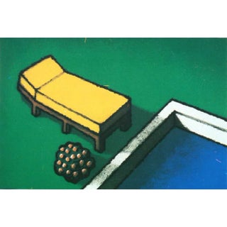 Tino Stefanoni, Piscina, 1997, Colored Screenprint For Sale