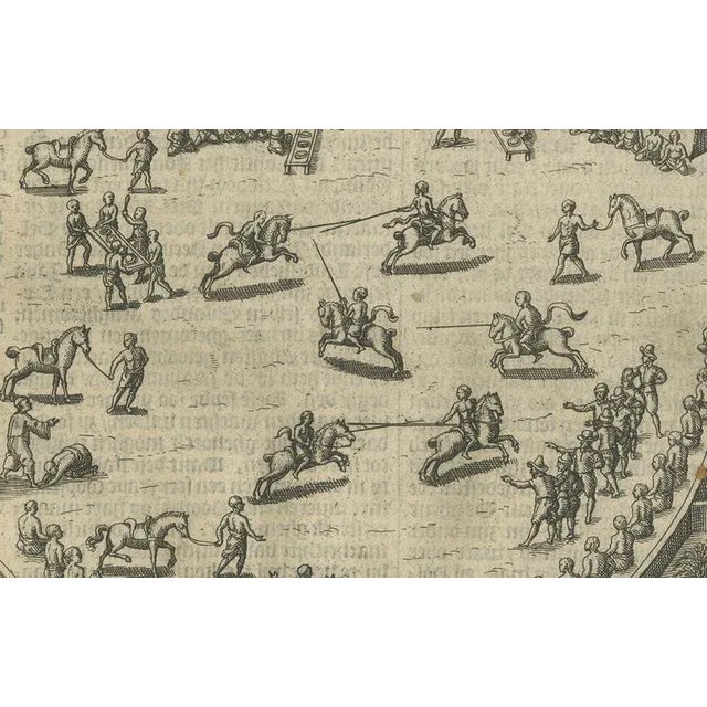 Earliest Depiction of Balinese Festival and Gamelan, 1601, Paper For Sale - Image 4 of 10