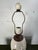 Ceramic Vintage Hand-Painted Studio Pottery Ceramic Table Lamp With Abstract Motif For Sale - Image 7 of 9