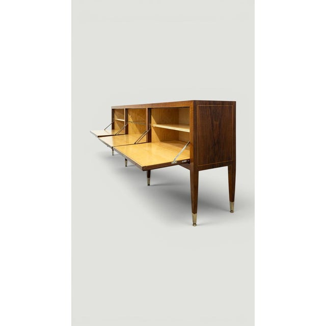 Mid-Century Modern Italian Inlayed Sideboard by Paolo Buffa, 1950s For Sale - Image 15 of 18