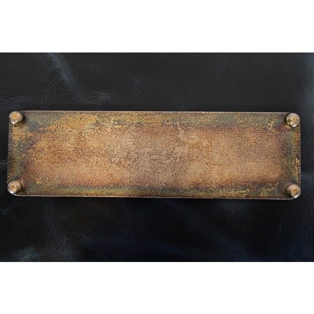 Tiffany Studios New York Silvered Bronze and Abalone Pen Tray For Sale - Image 9 of 12