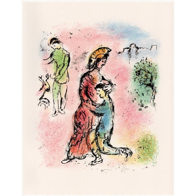 Marc Chagall, Ulysses Reveals His Identity from Odyssey, 1989, Lithograph For Sale - Image 10 of 11