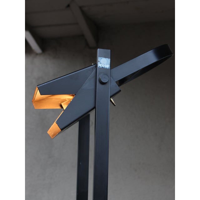 1980's Italian Postmodern Metal Floor Lamp by Plana Milano For Sale - Image 11 of 17