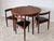 Round Extendable Dining Table and Chairs in Teak by Hans Olsen for Frem Røjle, Denmark, 1960s, Set of 5, in Good...